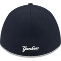 cappellino-curvo-blu-marino-regolabile-39thirty-m-crown-a-frame-dei-new-york-yankees-mlb-di-new-era
