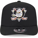 cappellino-trucker-nero-9seventy-stretch-snap-evergreen-di-anaheim-ducks-nhl-di-new-era