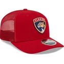 cappellino-trucker-rosso-9seventy-stretch-snap-evergreen-dei-florida-panthers-nhl-di-new-era