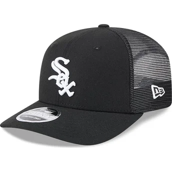 Cappellino trucker nero 9SEVENTY Stretch Snap Evergreen dei Chicago White Sox MLB di New Era