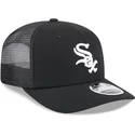 cappellino-trucker-nero-9seventy-stretch-snap-evergreen-dei-chicago-white-sox-mlb-di-new-era