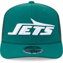 cappellino-trucker-verde-9seventy-stretch-snap-evergreen-dei-new-york-jets-nfl-di-new-era