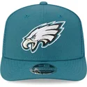 cappellino-trucker-verde-9seventy-stretch-snap-evergreen-dei-philadelphia-eagles-nfl-di-new-era