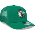 cappellino-trucker-verde-9seventy-stretch-snap-evergreen-dei-boston-celtics-nba-di-new-era