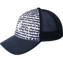 cappellino-trucker-blu-marino-fine-print-di-kangol