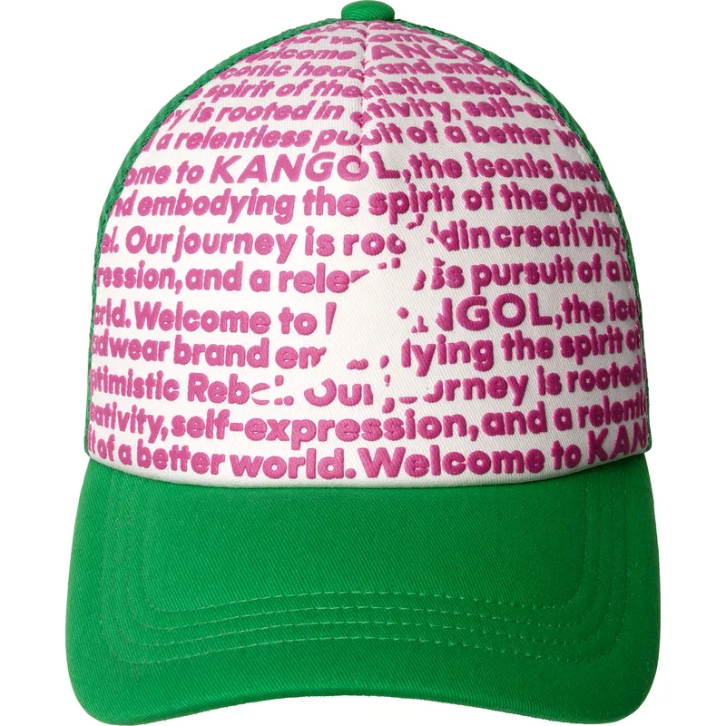cappellino-trucker-verde-fine-print-di-kangol