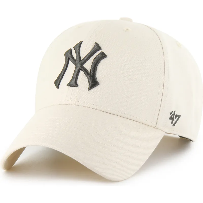 cappellino-curvo-beige-snapback-mvp-dei-new-york-yankees-mlb-di-47-brand