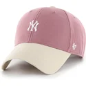 cappellino-curvo-rosa-regolabile-mvp-base-runner-two-tone-legend-dei-new-york-yankees-mlb-di-47-brand