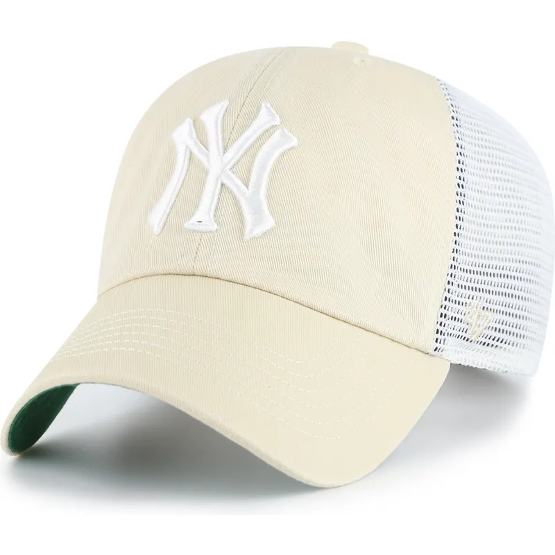 cappellino-trucker-beige-clean-up-trawler-dei-new-york-yankees-mlb-di-47-brand