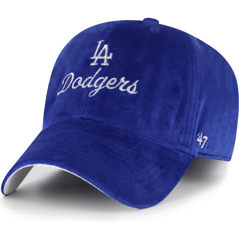 cappellino-curvo-blu-regolabile-clean-up-spirited-dei-los-angeles-dodgers-mlb-di-47-brand