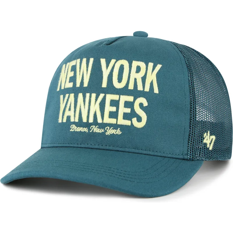 cappellino-trucker-verde-hitch-contemporary-dei-new-york-yankees-mlb-di-47-brand
