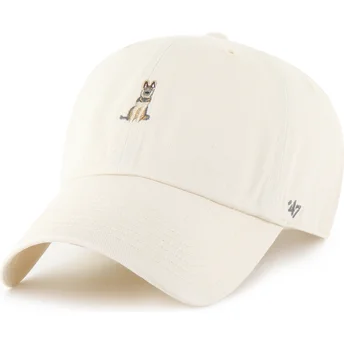 Cappello curvo beige cinghia regolabile Clean Up Dog Base Runner Icon di 47 Brand