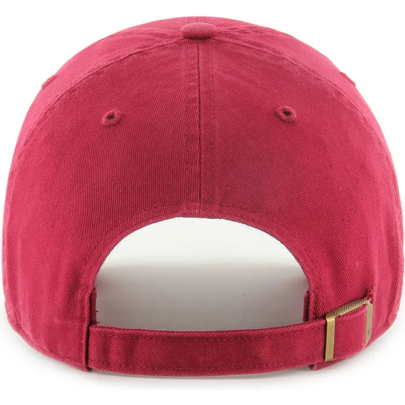 gorra-curva-roja-oscuro-ajustable-clean-up-de-new-york-yankees-mlb-de-47-brand