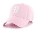 cappellino-curvo-rosa-regolabile-clean-up-dei-boston-red-sox-mlb-di-47-brand