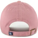 cappellino-curvo-rosa-regolabile-con-logo-rosa-clean-up-dei-new-york-yankees-mlb-di-47-brand