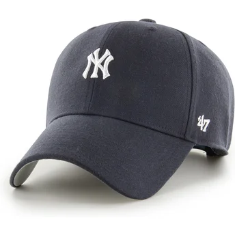 Cappellino curvo blu marino snapback MVP Base Runner dei New York Yankees MLB di 47 Brand
