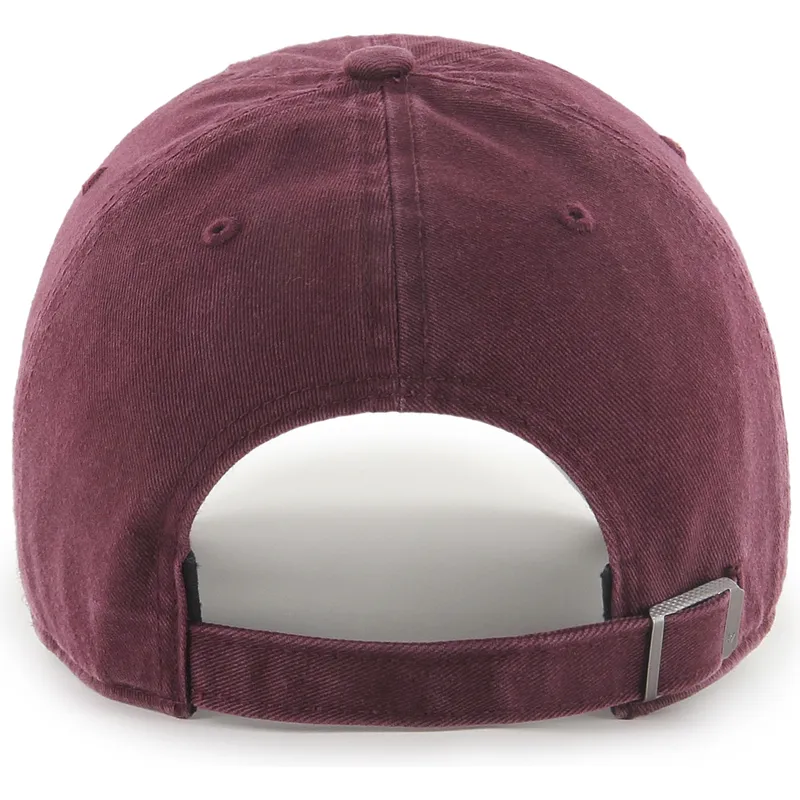 cappellino-curvo-granata-regolabile-clean-up-base-runner-dei-los-angeles-dodgers-mlb-di-47-brand