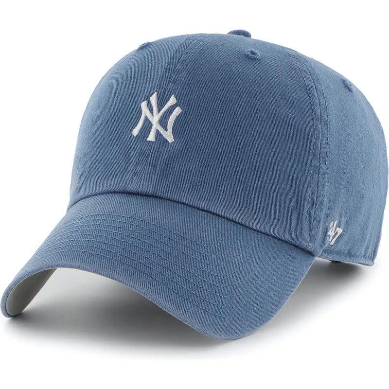 cappellino-curvo-blu-regolabile-clean-up-base-runner-dei-new-york-yankees-mlb-di-47-brand