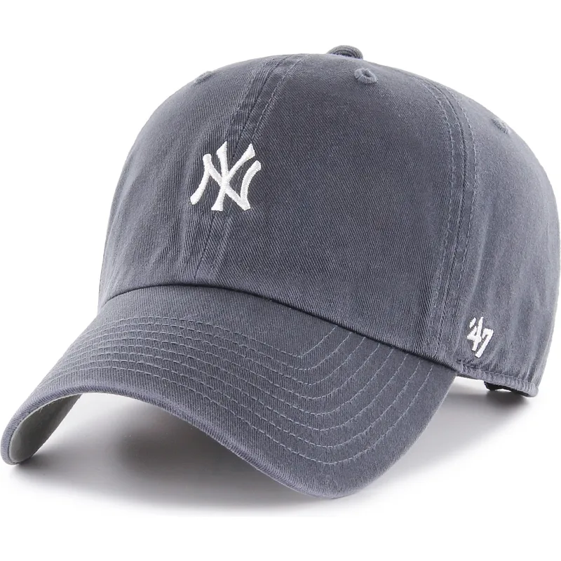 cappellino-curvo-blu-marino-regolabile-clean-up-base-runner-vintage-dei-new-york-yankees-mlb-di-47-brand