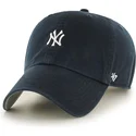 cappellino-curvo-blu-marino-regolabile-clean-up-base-runner-mini-logo-dei-new-york-yankees-mlb-di-47-brand