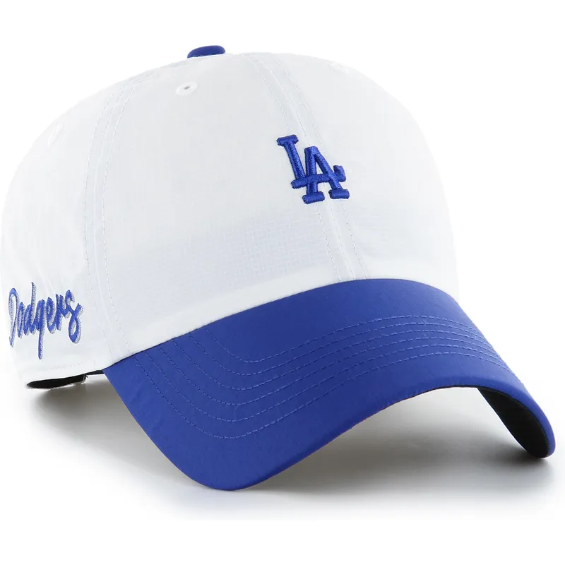gorra-curva-blanca-y-azul-ajustable-clean-up-vista-mini-two-tone-de-los-angeles-dodgers-mlb-de-47-brand
