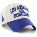 cappellino-curvo-beige-e-blu-regolabile-mvp-broke-line-dei-los-angeles-dodgers-mlb-di-47-brand
