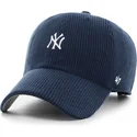 gorra-curva-azul-marino-ajustable-clean-up-cord-base-runner-de-new-york-yankees-mlb-de-47-brand