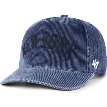 Cappellino curvo blu marino snapback Hitch Reclaim Rusted di New York Yankees MLB di 47 Brand