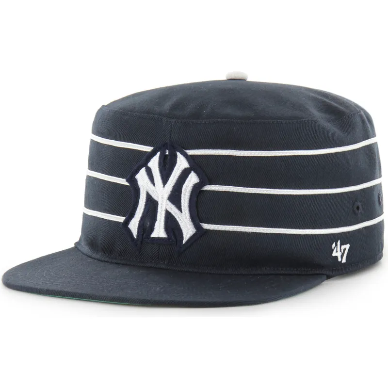 cappello-piatto-blu-marino-snapback-pillbox-golden-age-di-new-york-yankees-mlb-di-47-brand