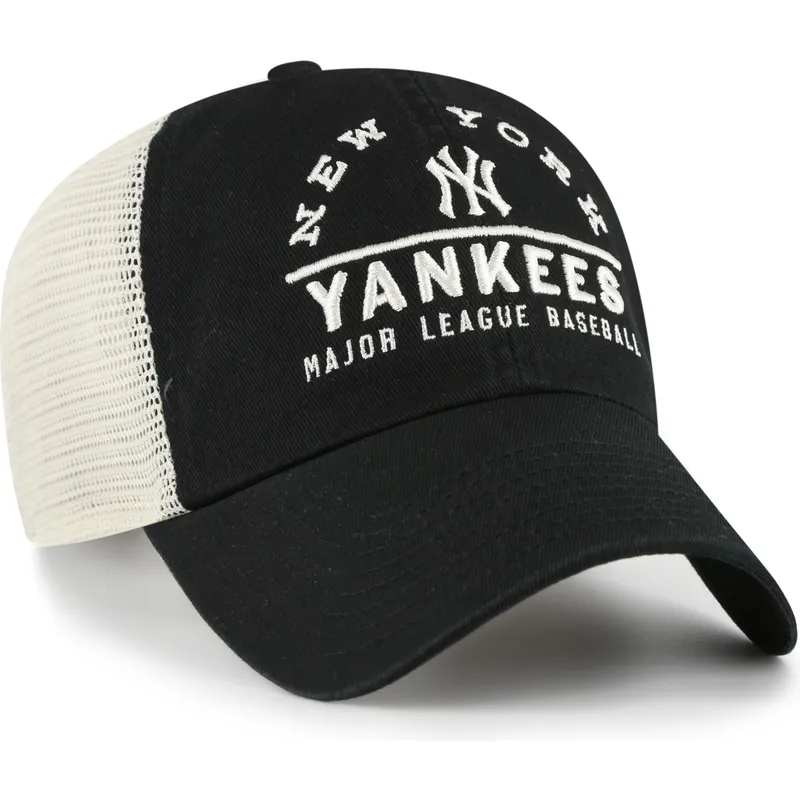 cappellino-trucker-nero-clean-up-windham-mesh-dei-new-york-yankees-mlb-di-47-brand