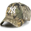 cappellino-curvo-mimetico-regolabile-clean-up-real-tree-dei-new-york-yankees-mlb-di-47-brand