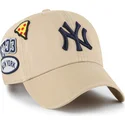 cappellino-curva-khaki-regolabile-clean-up-badges-dei-new-york-yankees-mlb-di-47-brand