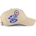 gorra-curva-khaki-ajustable-clean-up-badges-de-los-angeles-dodgers-mlb-de-47-brand