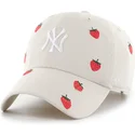 cappellino-curvo-beige-regolabile-clean-up-scatter-dei-new-york-yankees-mlb-di-47-brand