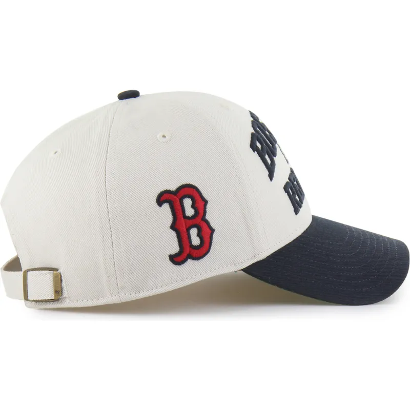 cappellino-curvo-beige-e-blu-marino-regolabile-mvp-broke-line-dei-boston-red-sox-mlb-di-47-brand