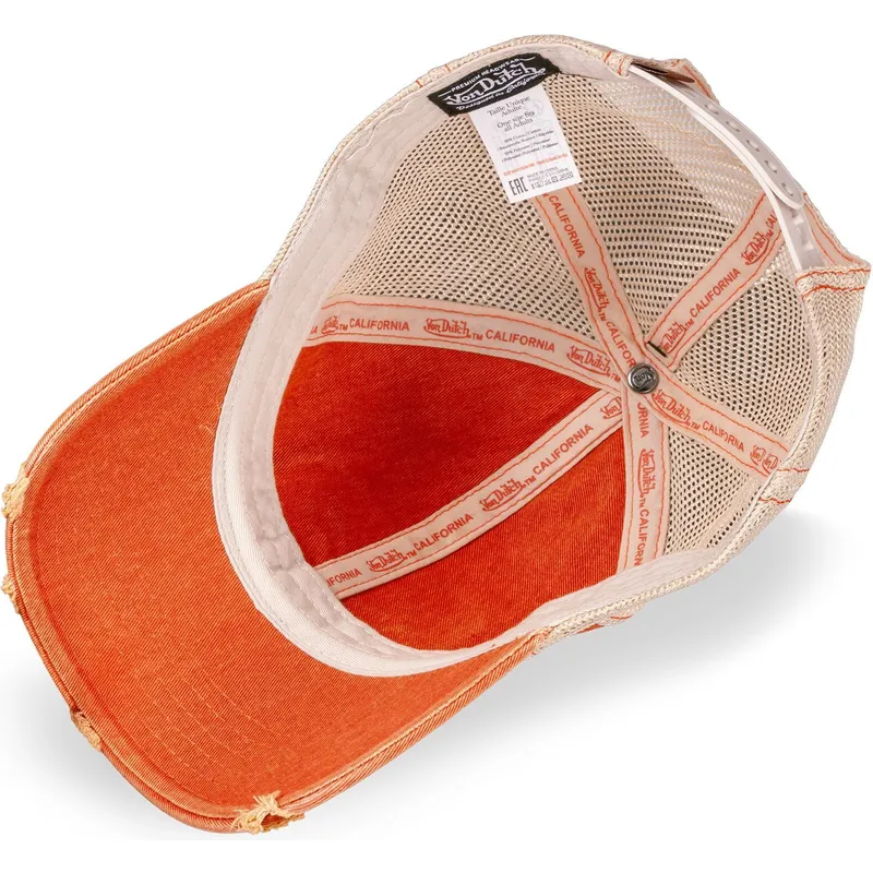 cappellino-trucker-marrone-e-beige-mac11-di-von-dutch