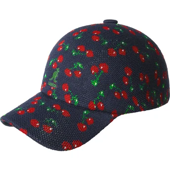 Cappellino curvo blu marino regolabile Cherry Spacecap di Kangol