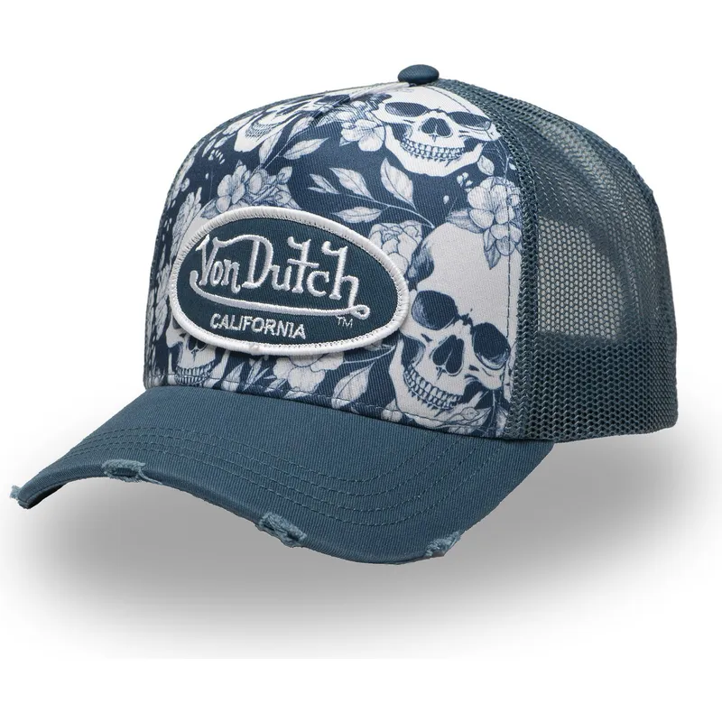cappellino-trucker-blu-print02-di-von-dutch