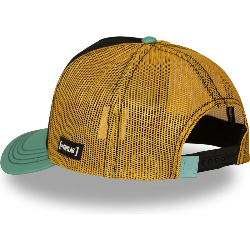 cappellino-trucker-nero-giallo-e-verde-bugs-bunny-loo13-bugb-looney-tunes-di-capslab