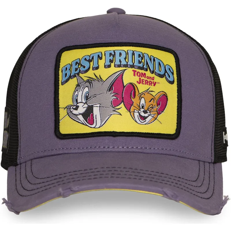 cappellino-trucker-viola-tom-e-jerry-taj8-besb-looney-tunes-di-capslab
