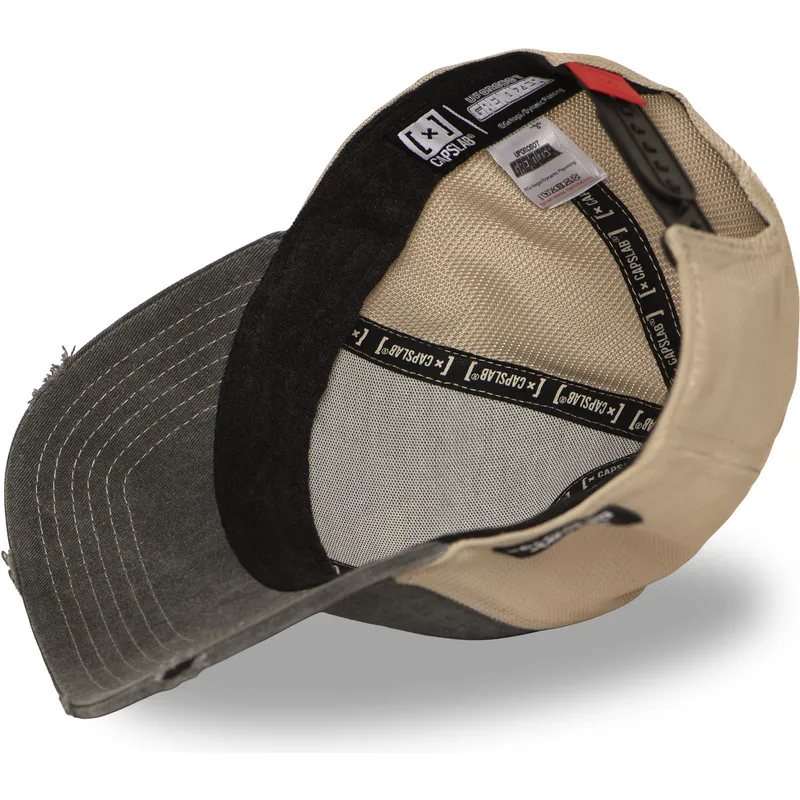 cappellino-trucker-grigio-e-beige-robot-grendizer-gol7-golb-di-capslab