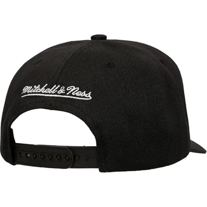 cappellino-curvo-nero-snapback-tilted-pro-di-toronto-raptors-nba-di-mitchell-ness