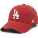 cappellino-curvo-rosso-regolabile-archive-dei-los-angeles-dodgers-mlb-di-american-needle