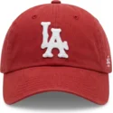 cappellino-curvo-rosso-regolabile-archive-dei-los-angeles-dodgers-mlb-di-american-needle