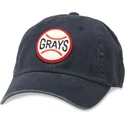 cappellino-curvo-nero-regolabile-archive-di-homestead-grays-mlb-di-american-needle