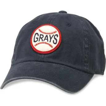 Cappellino curvo nero regolabile Archive di Homestead Grays MLB di American Needle