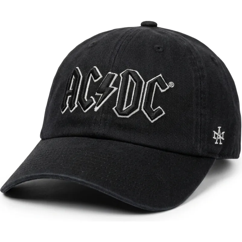 cappellino-curvo-nero-regolabile-ballpark-ac-dc-di-american-needle