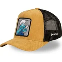 cappellino-trucker-marrone-e-nero-puffo-tuttofare-smu-handy-i-puffi-di-capslab