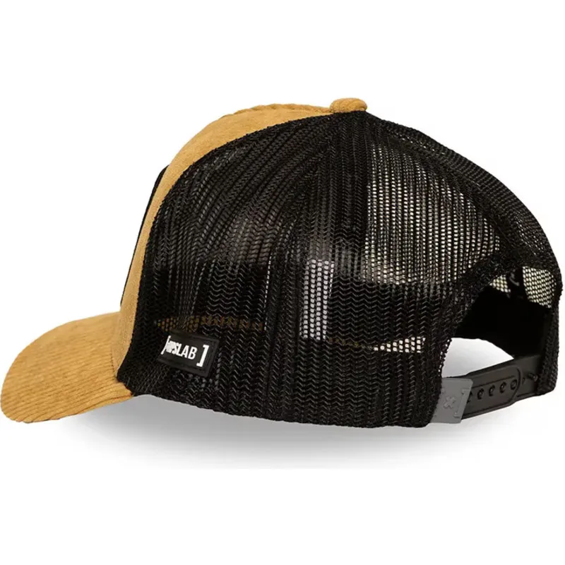 cappellino-trucker-marrone-e-nero-puffo-tuttofare-smu-handy-i-puffi-di-capslab