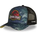 cappellino-trucker-blu-marino-jurb-jurassic-park-di-capslab